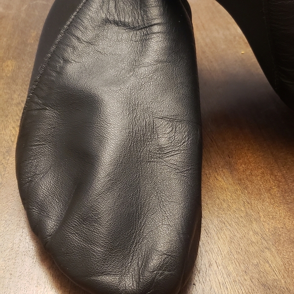 Jazz Leather Shoe with Arch Hugging Neoprene - JZ43 Black Adult Size 12.5M - Picture 2 of 8